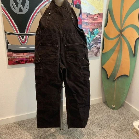Carhartt Dark Brown Overalls - Picture 2 of 4